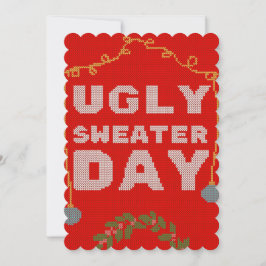 Ful sjalar röd affisch inbjudningar