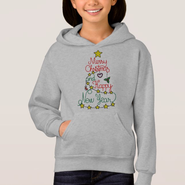 Ful tröja för julHoodiejumper för kvinnor (Framsida)