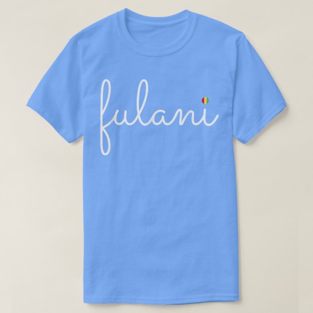Fula Fulani From Guinea  Ancestry Initiation DNA  T Shirt (Design framsida)