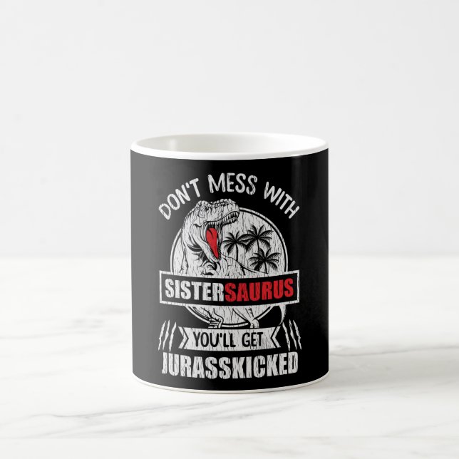 Fula inte med syster Saurus dinosauriefamiljens tj Kaffemugg (Center)