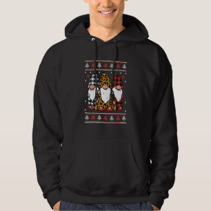 Fula jul Söt Gnome Leprechaun Goblin Med Hoodie