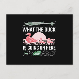 Fula julen - What The Duck Vykort