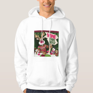 Fula jultröja renar och vänner hoodie