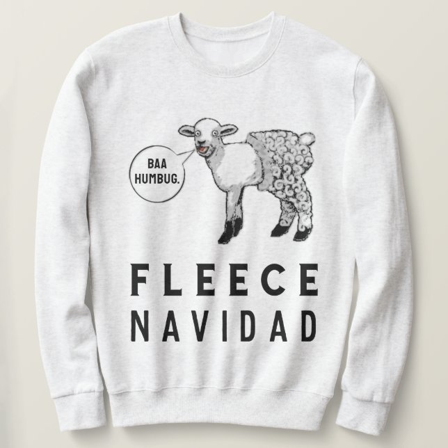 Fula jultröja sweatshirt (Design framsida)