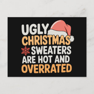 Fula jultröjor är heta och övervärderade Xmas Helg Vykort