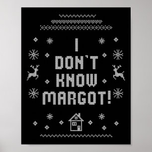 Fula jultröjor Jag känner inte Margot Poster
