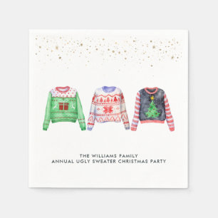 Fula jultröjor Julfest Pappersservett