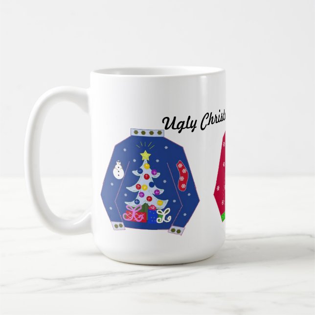Fula jultröjor kaffemugg (Vänster)
