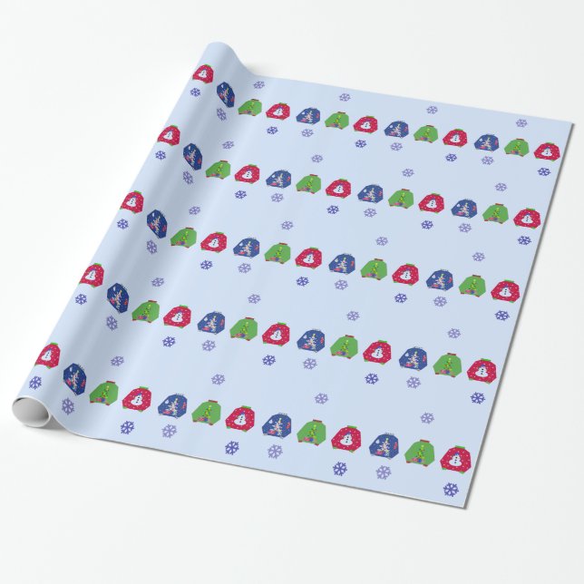 Fula jultröjor presentpapper (Utrullad)