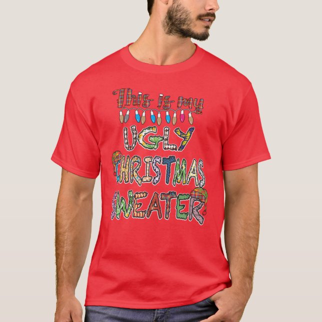 Fula jultröjor t shirt (Framsida)