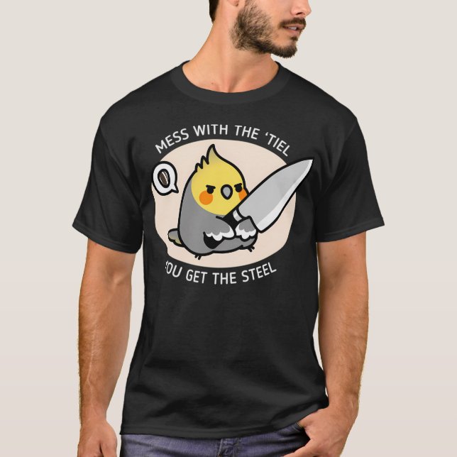 Fula med 'Tiel får du stålet T Shirt (Framsida)