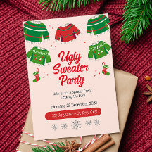 Fula Sweather Party Inbjudan