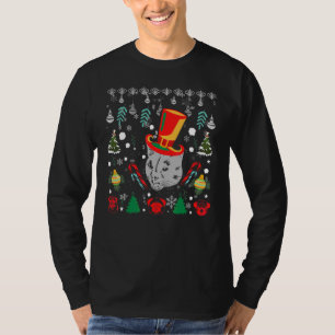 Fula tröjan. Jul Tomte Ren Snömannen Gin T Shirt