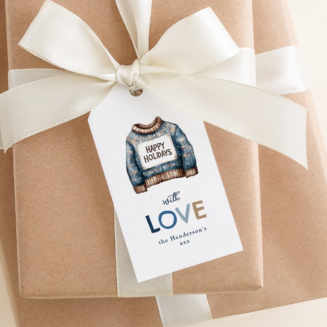 Fula tröjor Goda helger Presentetikett (Skapare uppladdad)