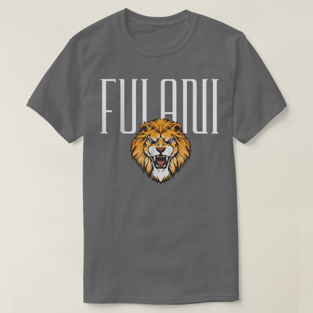 Fulani Ancestors Glorious Proud African Tribe T Shirt (Design framsida)