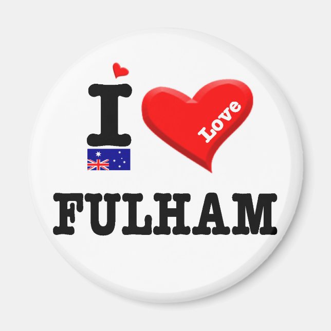 FULHAM - I Kärlek Magnet (Framsidan)