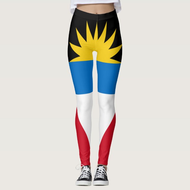 Full Antigua flagga Leggings (Framsida)