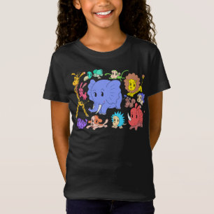 Full av energi! Tolv glada djur. T Shirt