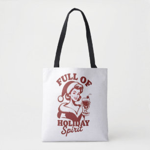 Full av höjdpunktsanda Vin Snarky jul Xmas Tygkasse