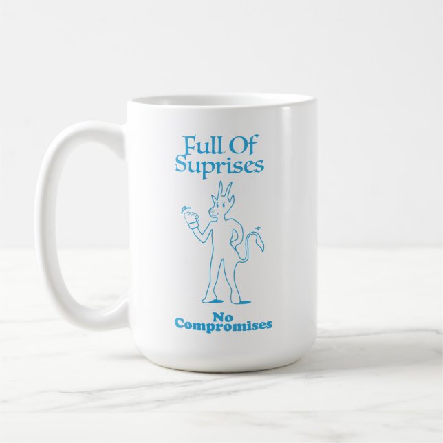 "Full av överraskningar, inga kompromisser" Av Bil Kaffemugg (Vänster)