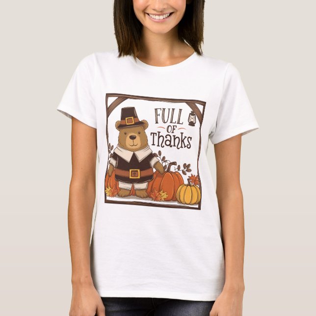 Full av Tacksamhet T Shirt (Framsida)