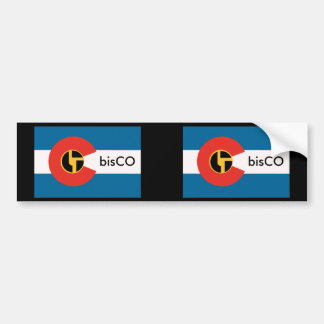 full bisCO flagga Bildekal