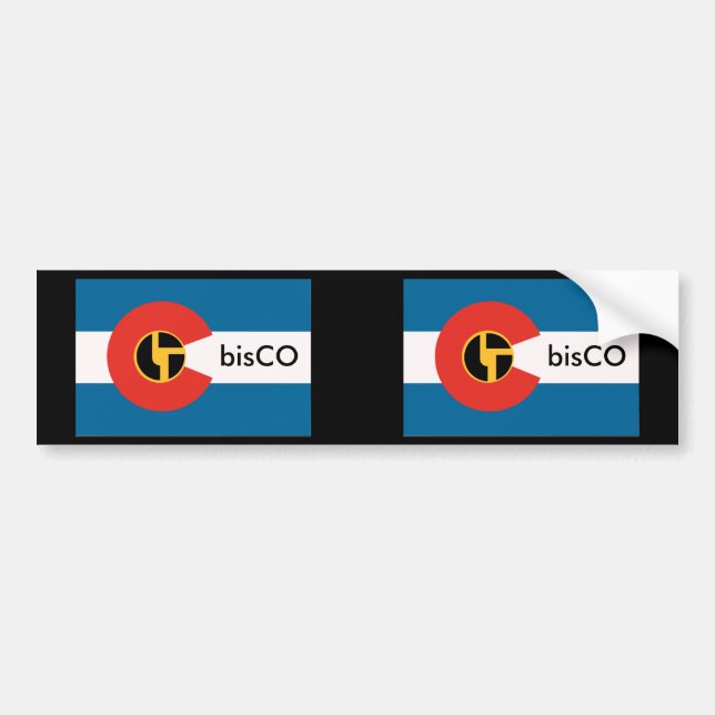 full bisCO flagga Bildekal (Framsidan)