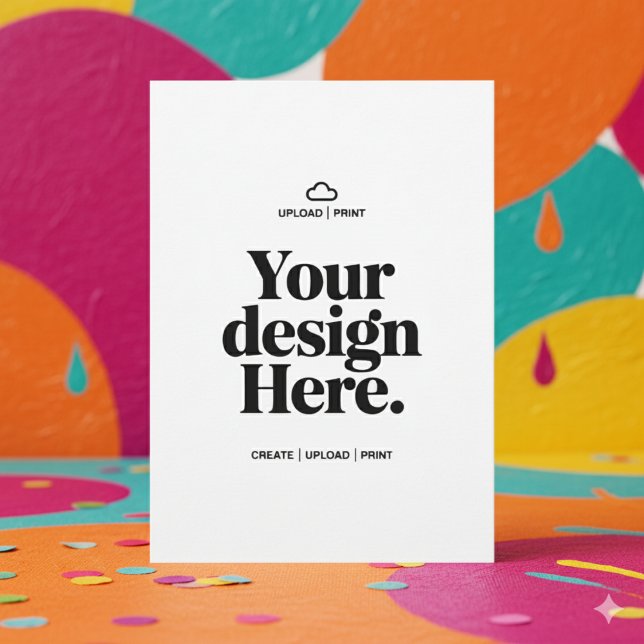 Full Bleed 5x7 Ensidig Kortutskrift Inbjudningar (Skapare uppladdad)