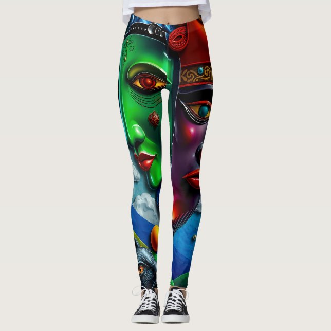 full color 3D Leggings (Framsida)