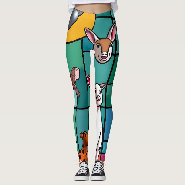full color 3D Leggings (Framsida)
