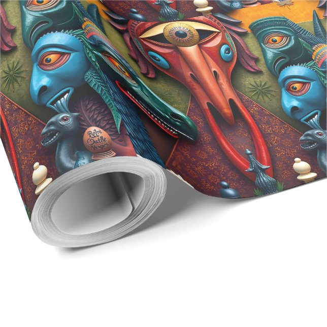 full color 3D Presentpapper (Rulle Hörn)