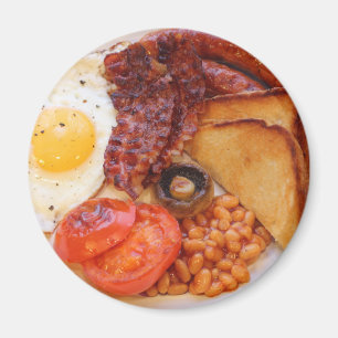 Full engelsk frukost magnet