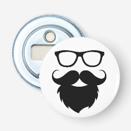 Full fullvuxen rolig skäggman flasköppnare