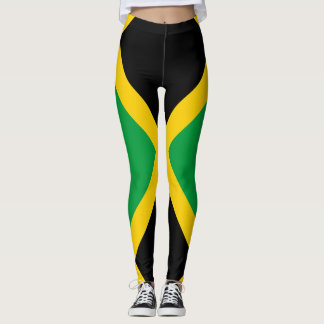 Full jamaikansk flagga leggings