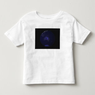 Full jord på nattvisningstaden tänder 2 t-shirt
