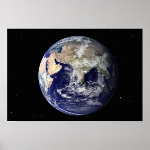 Full jordvisning Europa och Asien 2 Poster