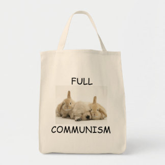 Full kommunismvalp och kanintoto tygkasse