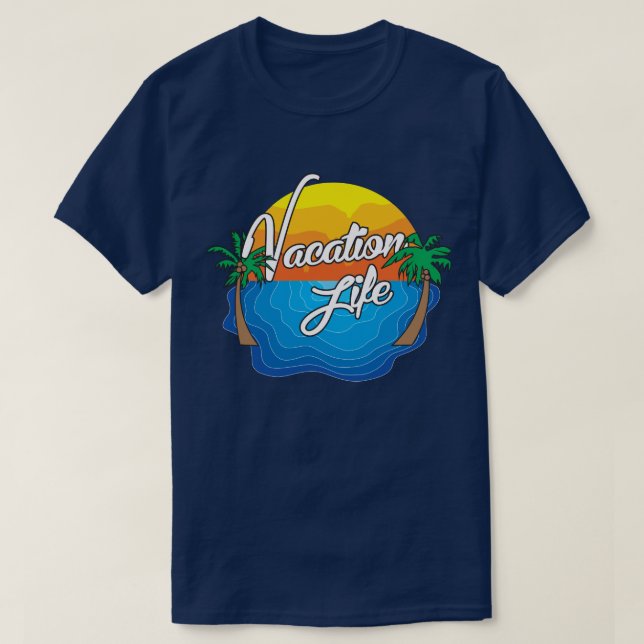Full logotyp för semesterliv tee shirt (Design framsida)