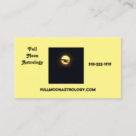 Full månatlig astrologi, Affärskort Visitkort