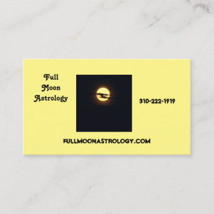 Full månatlig astrologi, Affärskort Visitkort