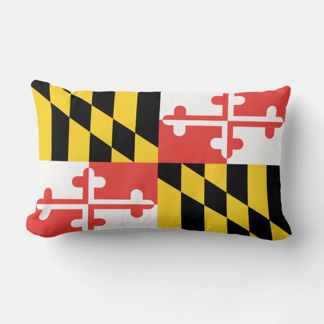Full Maryland flaggadekorativ kudde (Framsida)