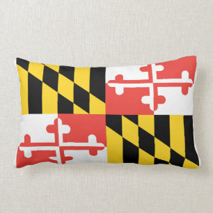 Full Maryland flaggadekorativ kudde