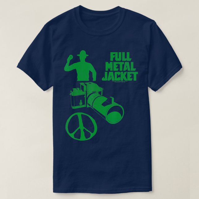 Full Metal Jacket Camera  T Shirt (Design framsida)