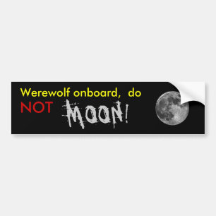 full_moon_02_2000 den onboard werewolfen, gör, bildekal