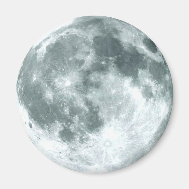 "FULL MOON" Astronomi Magnet (Framsidan)