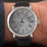 Full moon-astronomibild armbandsur<br><div class="desc">Fullt med en tydlig bild av måne yta. Perfekt för astronomer eller astronomientusiaster. Astronomerklocka. Titta på måne ansikte.</div>