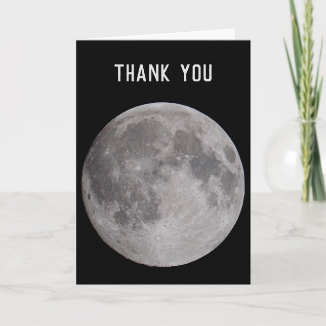 Full moon-astronomitemi kort (Framsida)