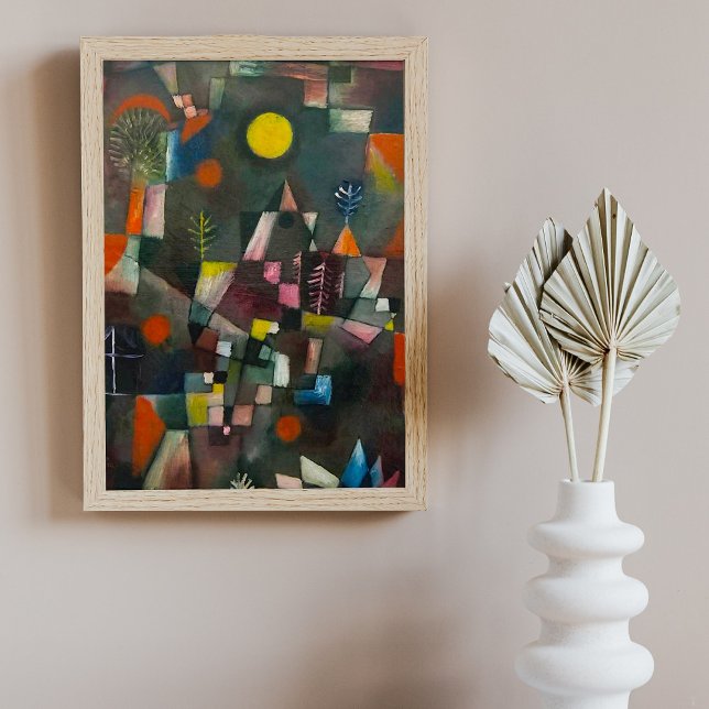 Full Moon av Paul Klee Fototryck (Skapare uppladdad)