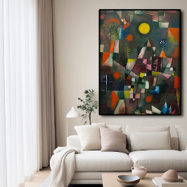 Full Moon av Paul Klee Poster