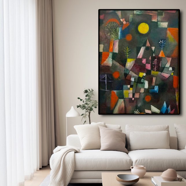 Full Moon av Paul Klee Poster (Skapare uppladdad)